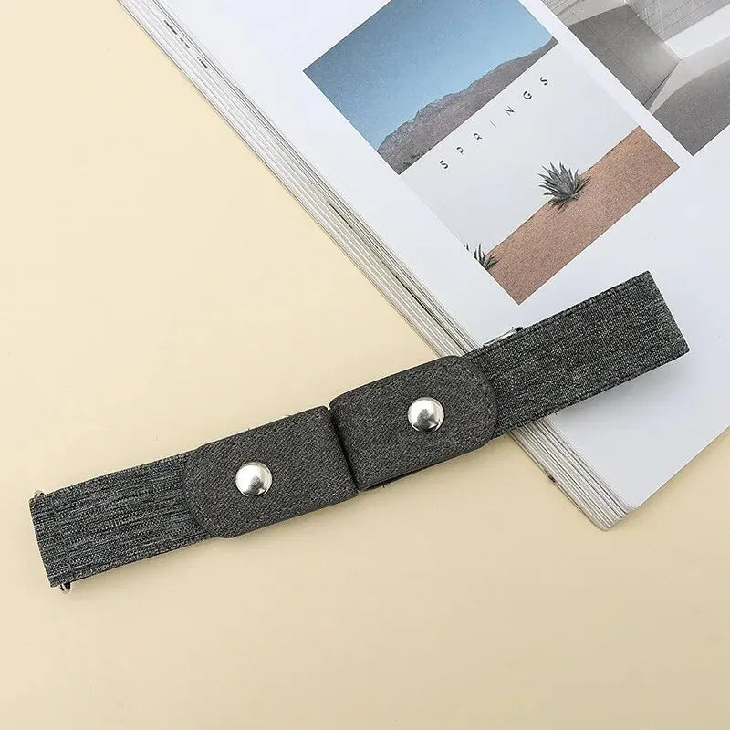 New Adjustable Stretch Elastic Waist Band Invisible Belt Buckle-Free Belts for Women Men Jean Pants Dress No Buckle Easy To Wear