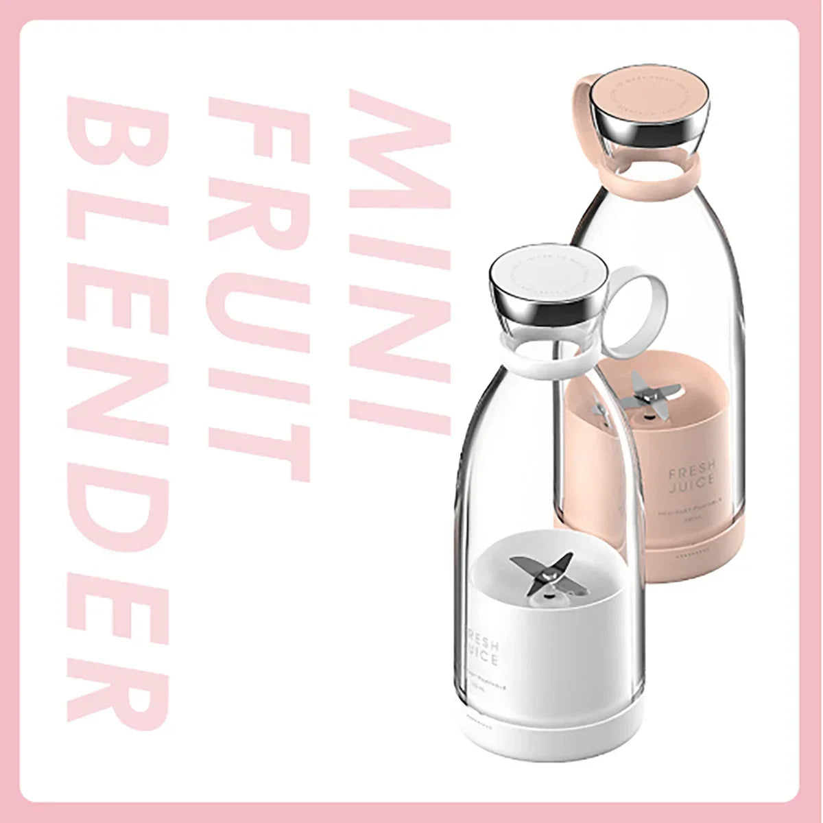 Electric Fruit Juicer Blender Wireless PortableHousehold USB Size BlendeFor Smoothies And Shakes, Home Fruit Blender For Kitch