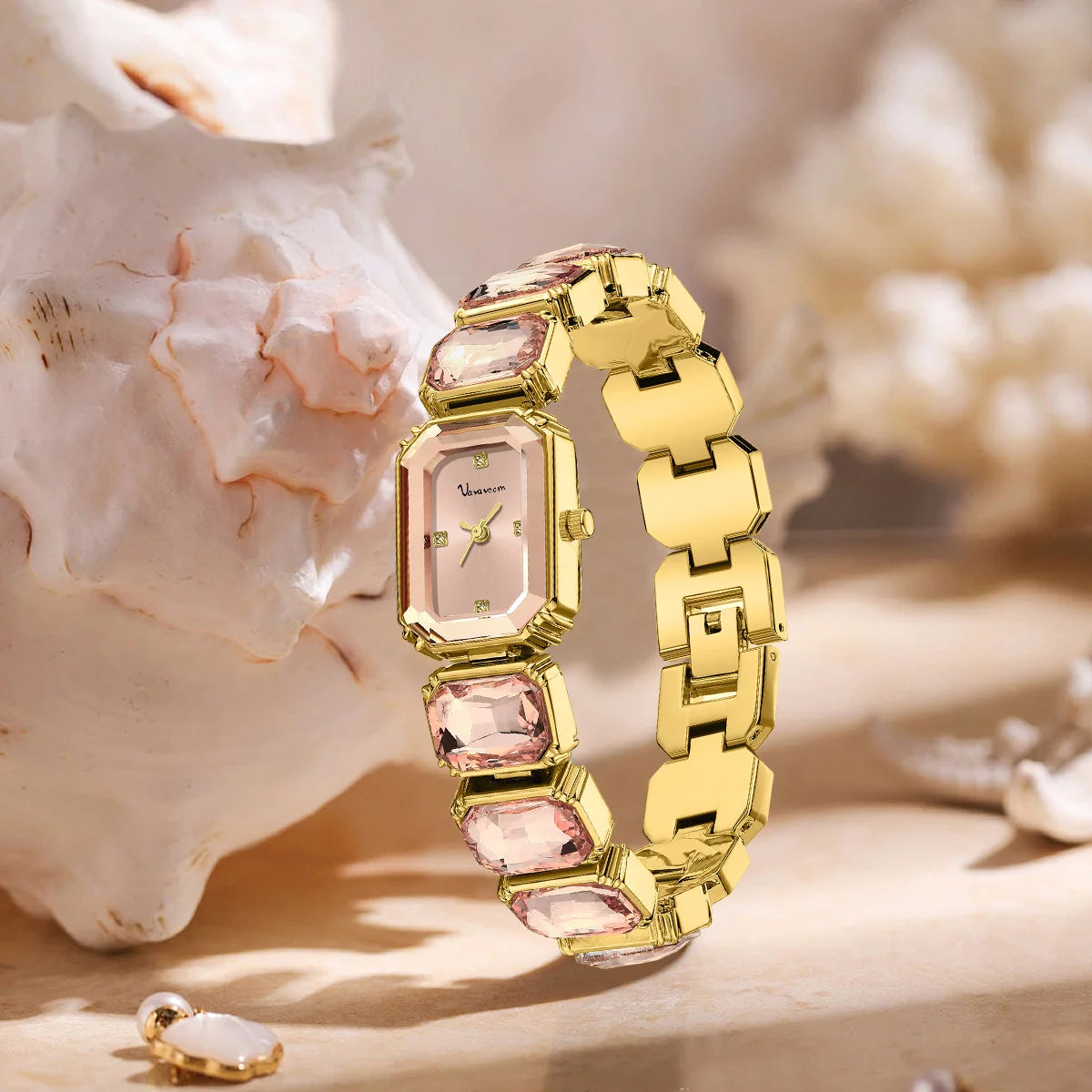 Women Square Watch Luxury Stainless Steel Water Diamond Original Quartz Movement Fashion Bracelet Clock Rose Gold Ladies Watches