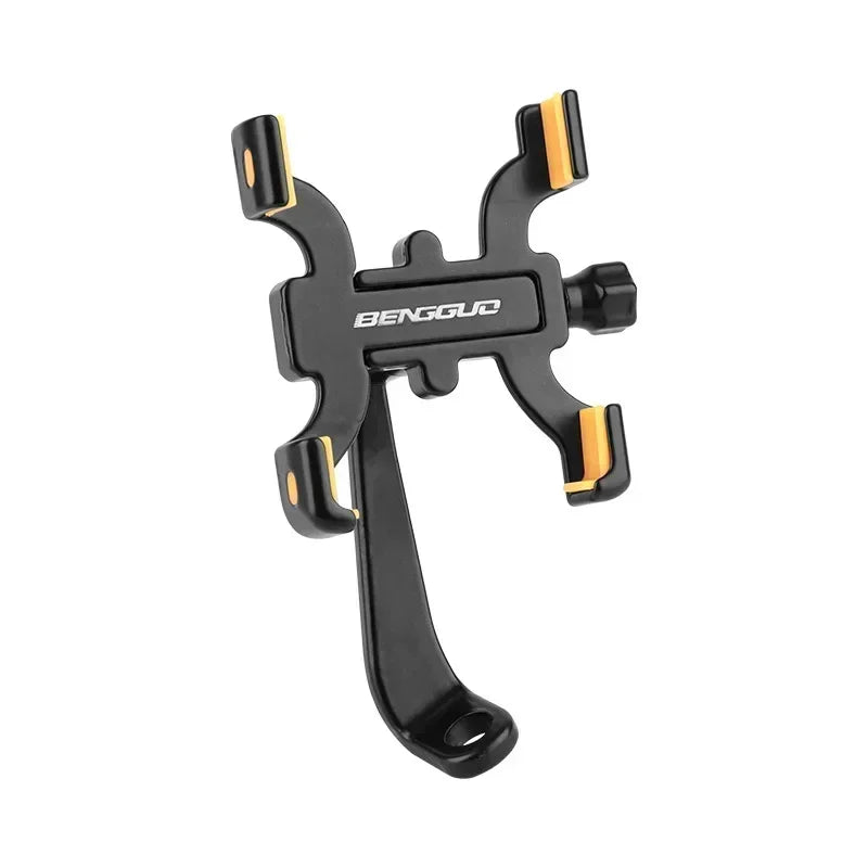 Bicycle Mountain Bike Four Claw Mobile Phone Stand Outdoor Sports Aluminum Alloy Mobile Phone Stand Cycling Mobile Phone Stand