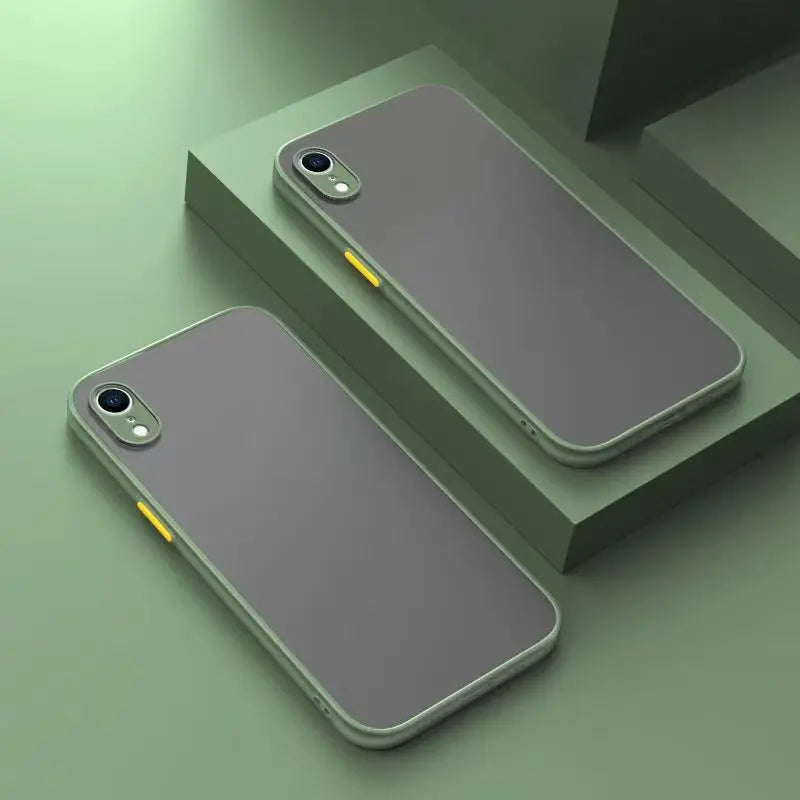 New Anti-drop TPU+PC Phone Case For iphone Xr Phone Case for iphone XR X r Xs Max 2 in 1 Frosted Fine Pore Skin Protection Cases