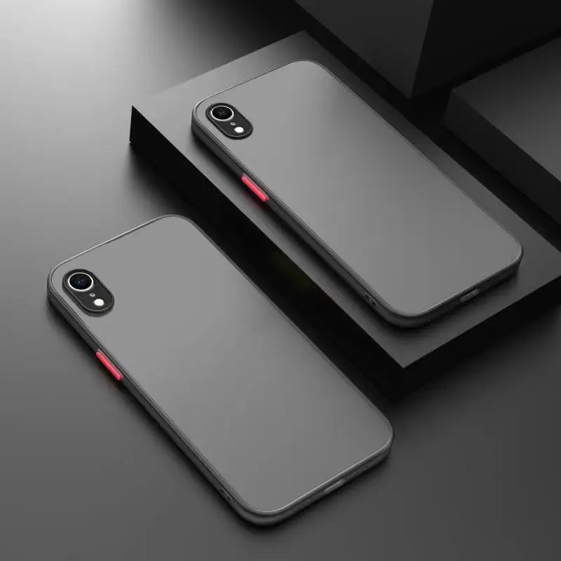 New Anti-drop TPU+PC Phone Case For iphone Xr Phone Case for iphone XR X r Xs Max 2 in 1 Frosted Fine Pore Skin Protection Cases