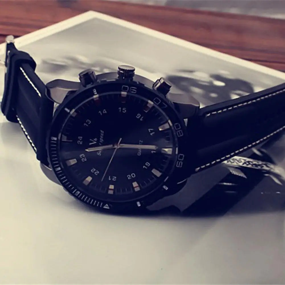 Times Unisex Women Men Wristwatch Sports Watches Outdoor Fashion Quartz Watch Large Round Dial Wristwatch