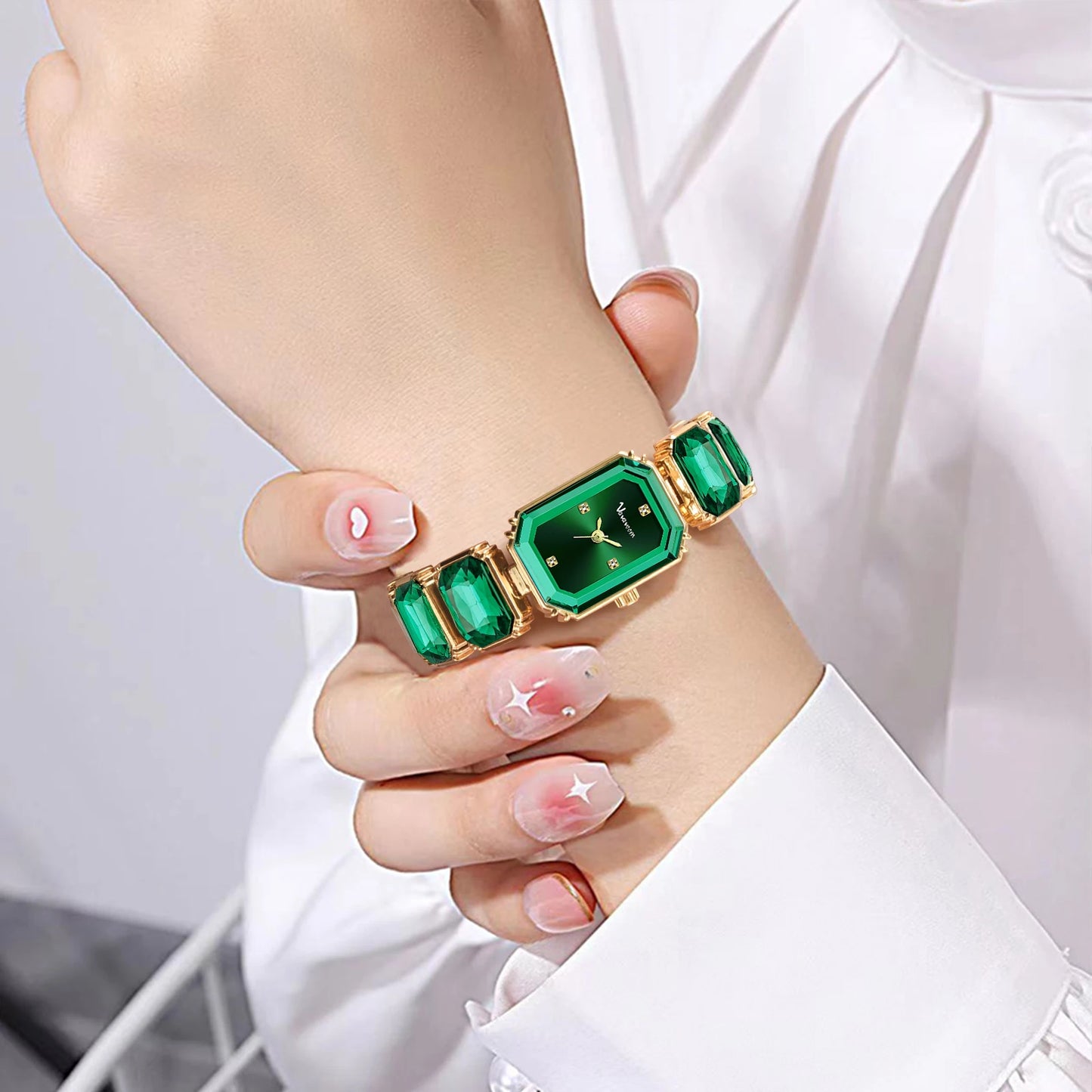Women Square Watch Luxury Stainless Steel Water Diamond Original Quartz Movement Fashion Bracelet Clock Rose Gold Ladies Watches