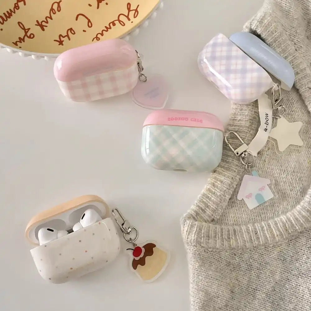 Hot Cute Cartoon Bear Earphone Protective Case for AirPods 1 2 3 4 Pro 2rd Soft Anti-fall Protect Cover with Lovely Pendant
