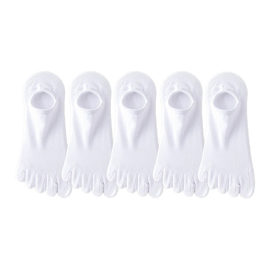 5 pairs of yoga toe socks for women, suitable for Pilates, ballet, dance, and barefoot