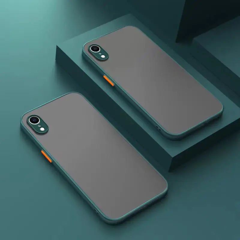 New Anti-drop TPU+PC Phone Case For iphone Xr Phone Case for iphone XR X r Xs Max 2 in 1 Frosted Fine Pore Skin Protection Cases
