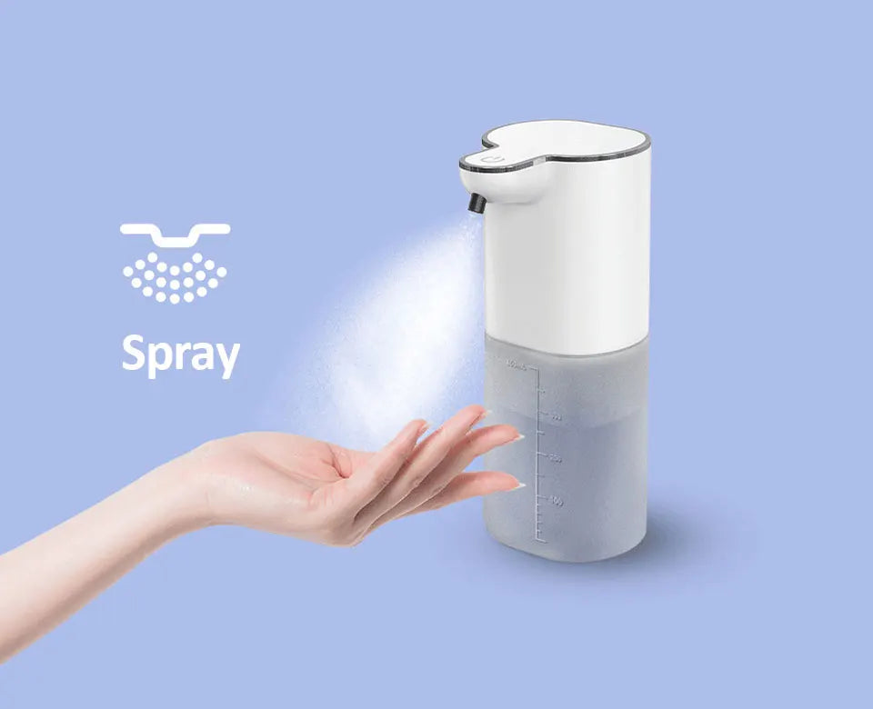 Automatic Foam Soap Dispensers 400ml 4-Gears Bathroom Smart Washing Hand Machine USB Rechargeable Touchless Hand Sanitizers