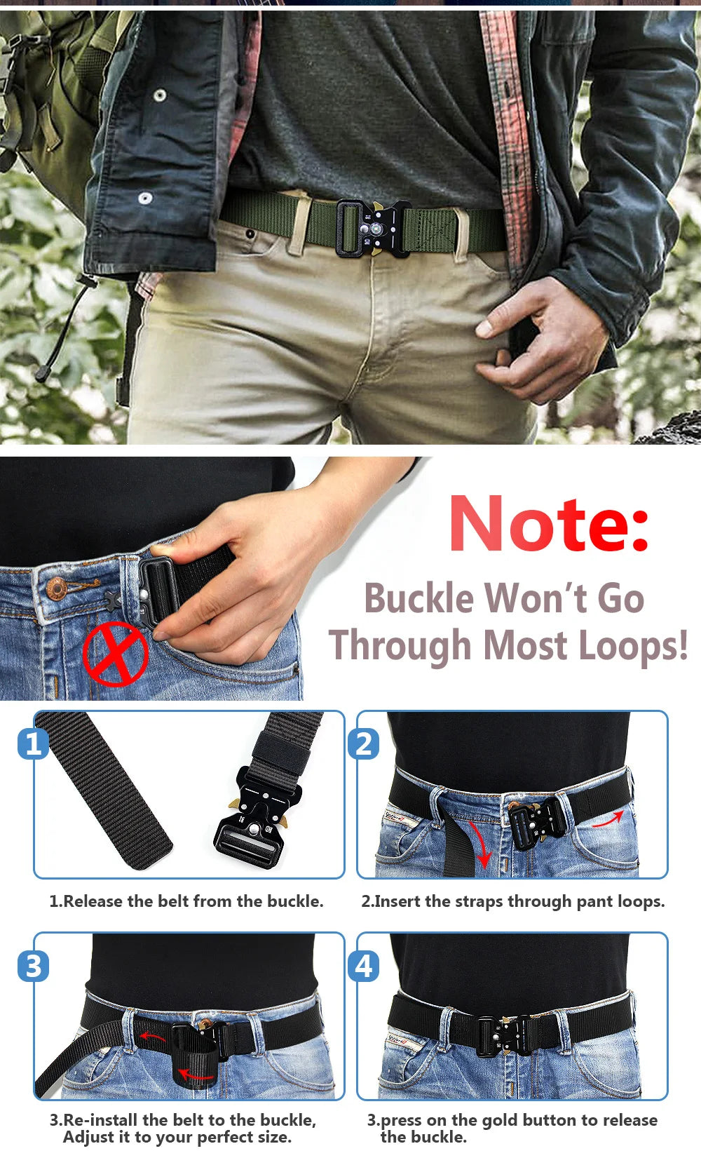 Men's Belt Outdoor Multi Function Compass Belt High Quality Canvas For Nylon Male Luxury Belts Women's Sports Jeans Neutral Belt