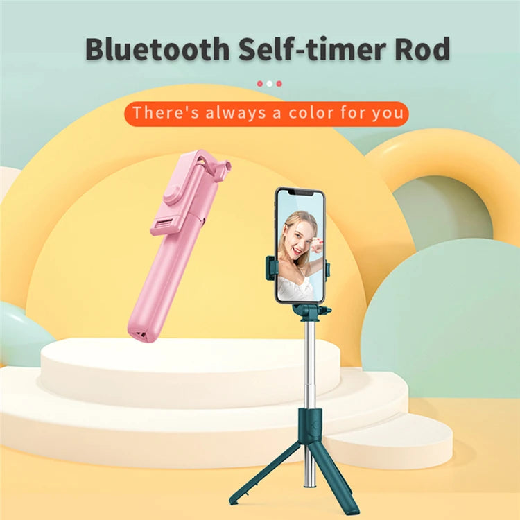 Wireless Selfie Stick Tripod Stand with Light Bluetooth Remote Extendable Tripod for iPhone Mobile Phone TikTok Live Streaming