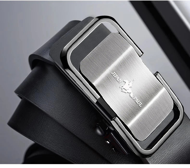 JIFANPAUL brand men high quality genuine leather belt luxury belts cowskin fashion Strap male Jeans for man Without gift box