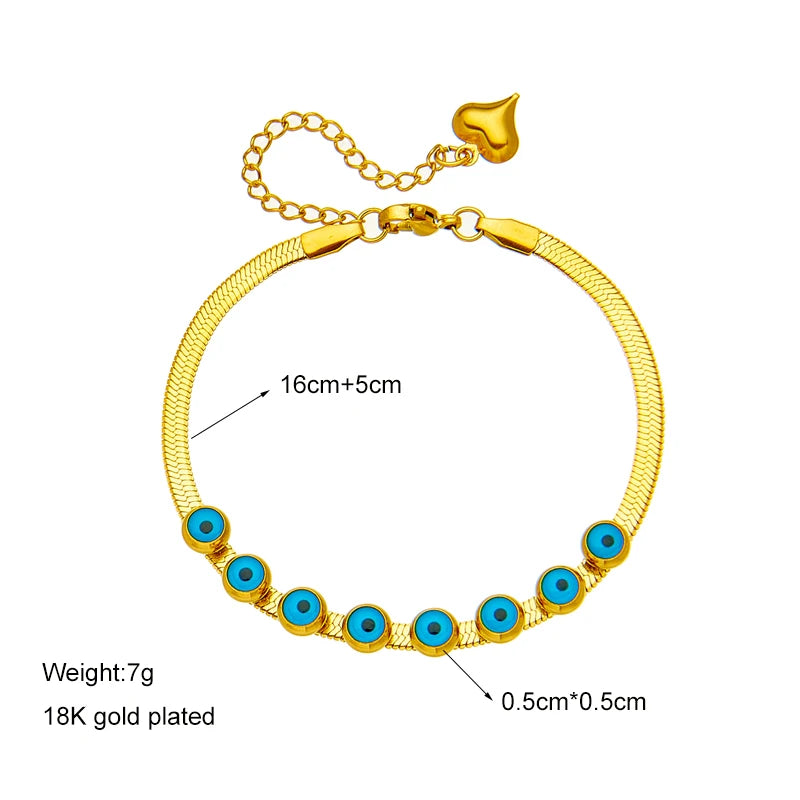 DIEYURO 316 Stainless Steel Butterfly Lightning Green Stone Charm Bracelet For Women Vintage Girls Multilayer Wrist Jewelry Gift