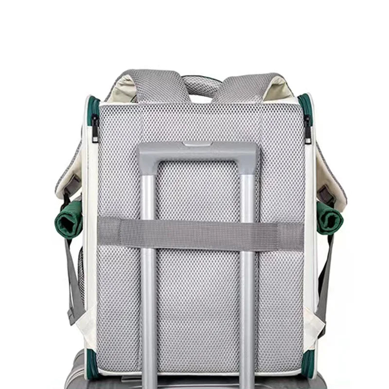 Pet Cat Carrier Bag Breathable Portable Cat Backpack Outdoor Small Dog Transport Carrying Bag Cat Backpack Carriers With Cushion