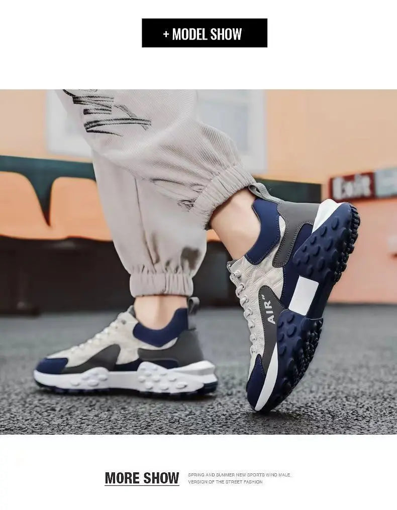 Men Sneakers Platform Men Shoes 2025 New Running Shoes for Men Luxury Brand Casual Vulcanized Shoes Comfortable Tenis Masculino