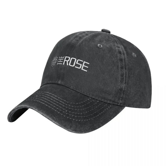 The Rose KPop HD Logo Cowboy Hat Snap Back Hat dad hat custom Hats For Men Women's