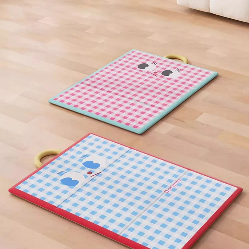 Dog Cooling Mat Plaid Large Summer Pet Cold Bed for Small Big Dogs Cat Durable Blanket Sofa Cat Ice Pad Blanket Pet Supplier