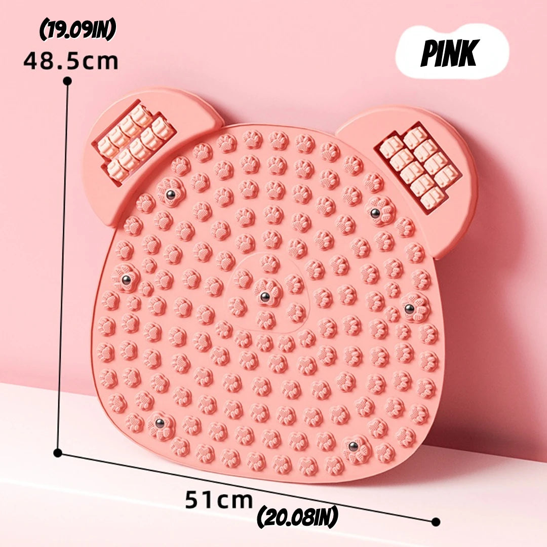 2025 New Finger Pressure Board Foot Massage Pad Foot Step Through The Meridian Jogging Massage Pad Fitness Pedal，New Year gifts