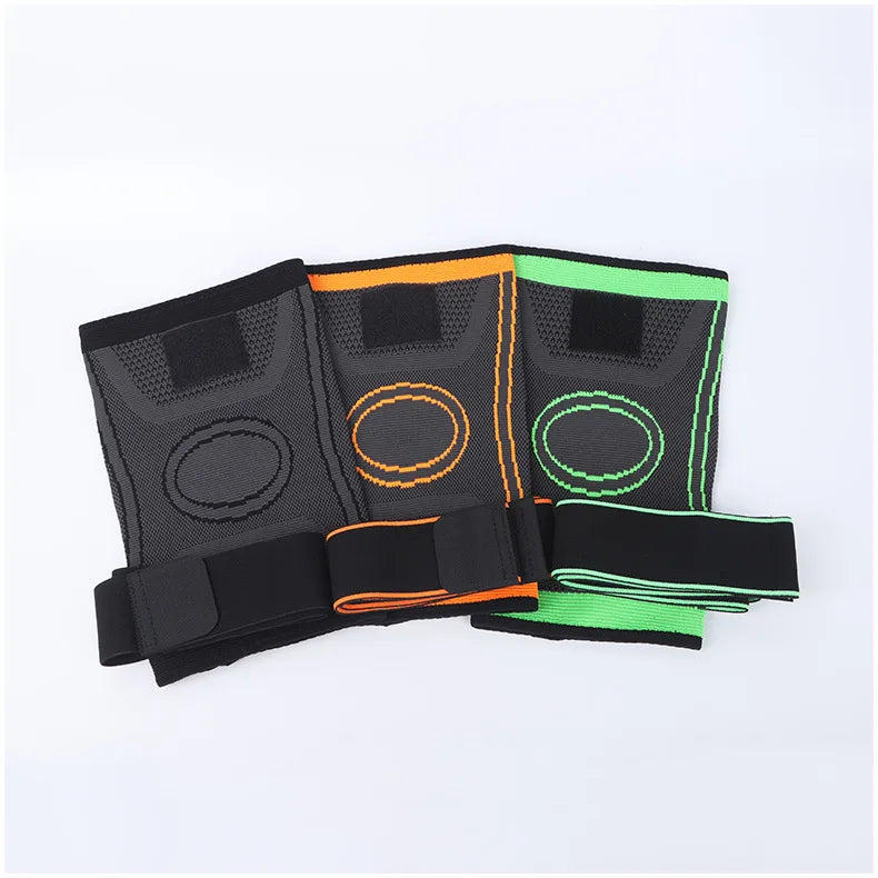 One Piece SPorts Compression Kneepad Pressurized Elastic Knee Pads Support Fitness Gear for Running Basketball Protector