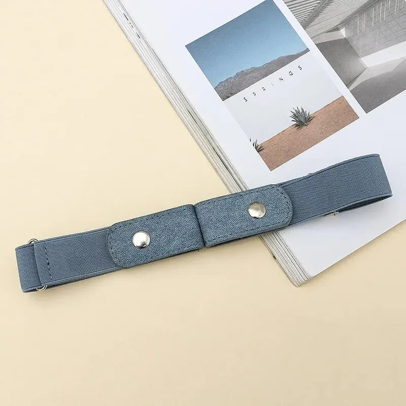 New Adjustable Stretch Elastic Waist Band Invisible Belt Buckle-Free Belts for Women Men Jean Pants Dress No Buckle Easy To Wear