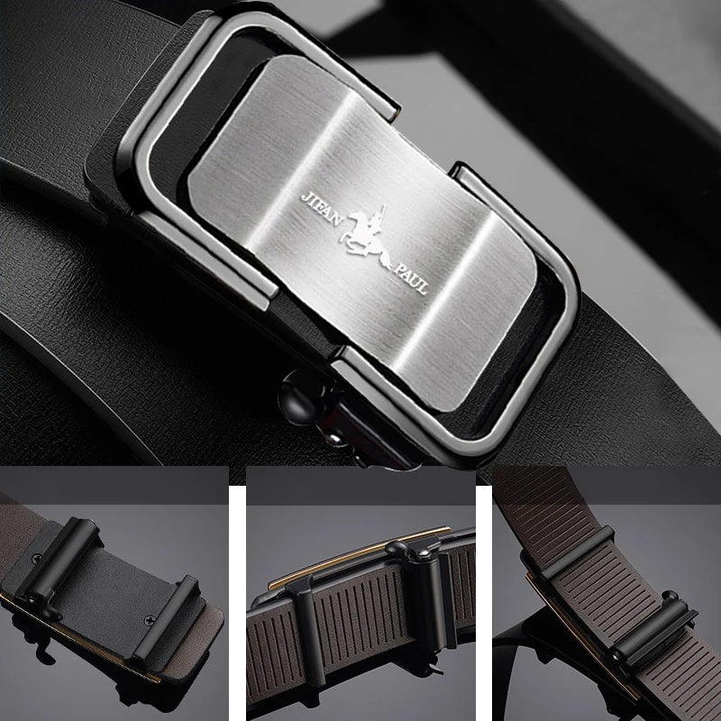 JIFANPAUL brand men high quality genuine leather belt luxury belts  cowskin fashion Strap male Jeans for man Without gift box