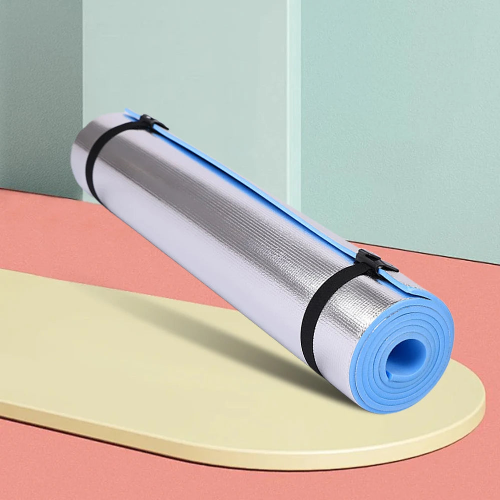 Waterproof Yoga Mat Aluminum Membrane Exercise Mat Thickened Camping Picnic Mat Portable Multifunction for Gym Workout