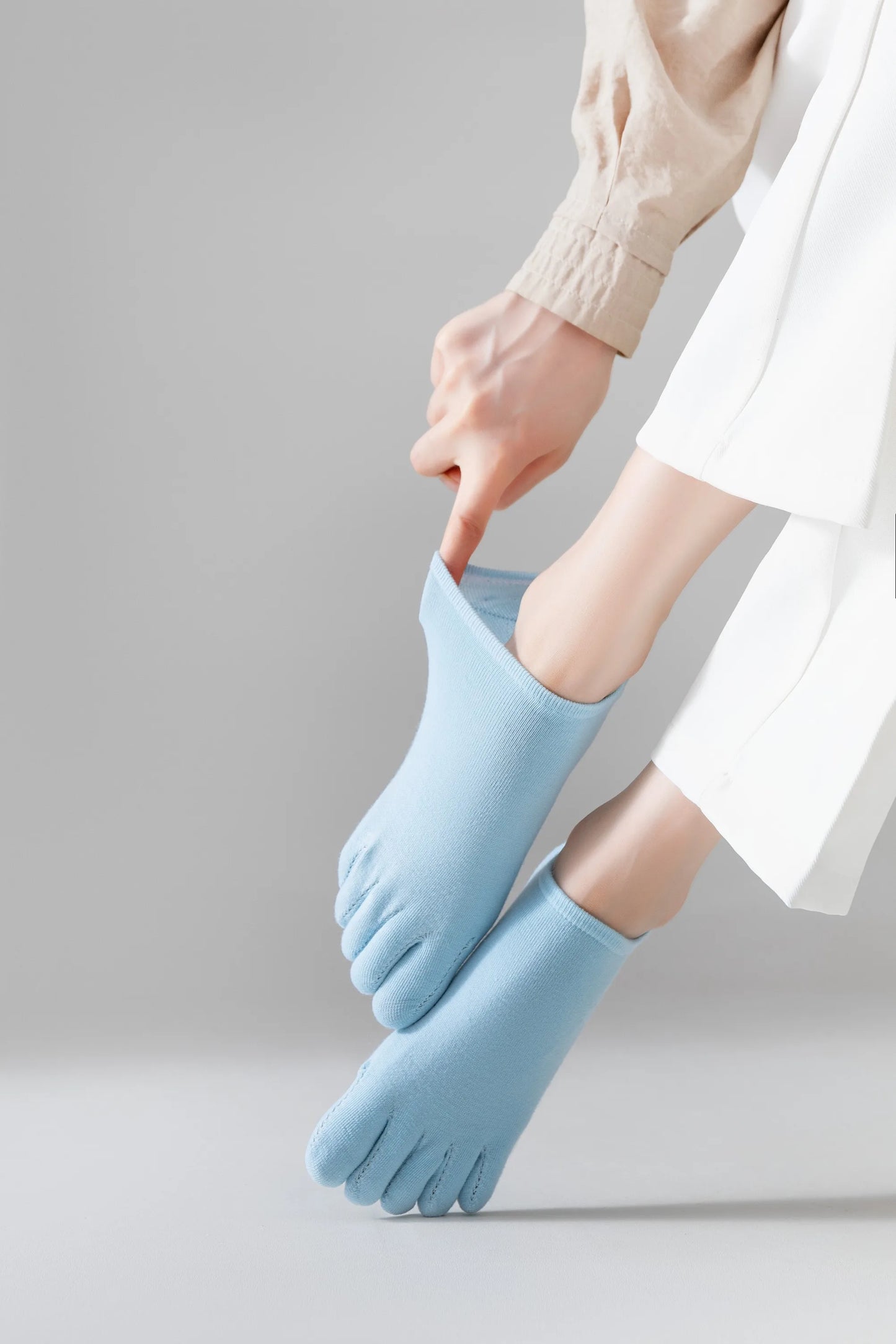 5 pairs of yoga toe socks for women, suitable for Pilates, ballet, dance, and barefoot