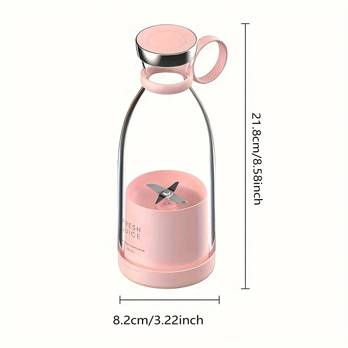 Electric Fruit Juicer Blender  Wireless PortableHousehold USB Size BlendeFor Smoothies And Shakes, Home Fruit Blender For Kitch