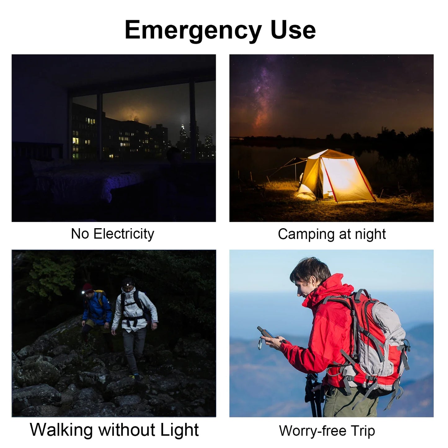 200000mAh Solar Power Bank Dual USB Travel Outdoor Portable External Battery Waterproof Powerbank For Camping Spare Battery