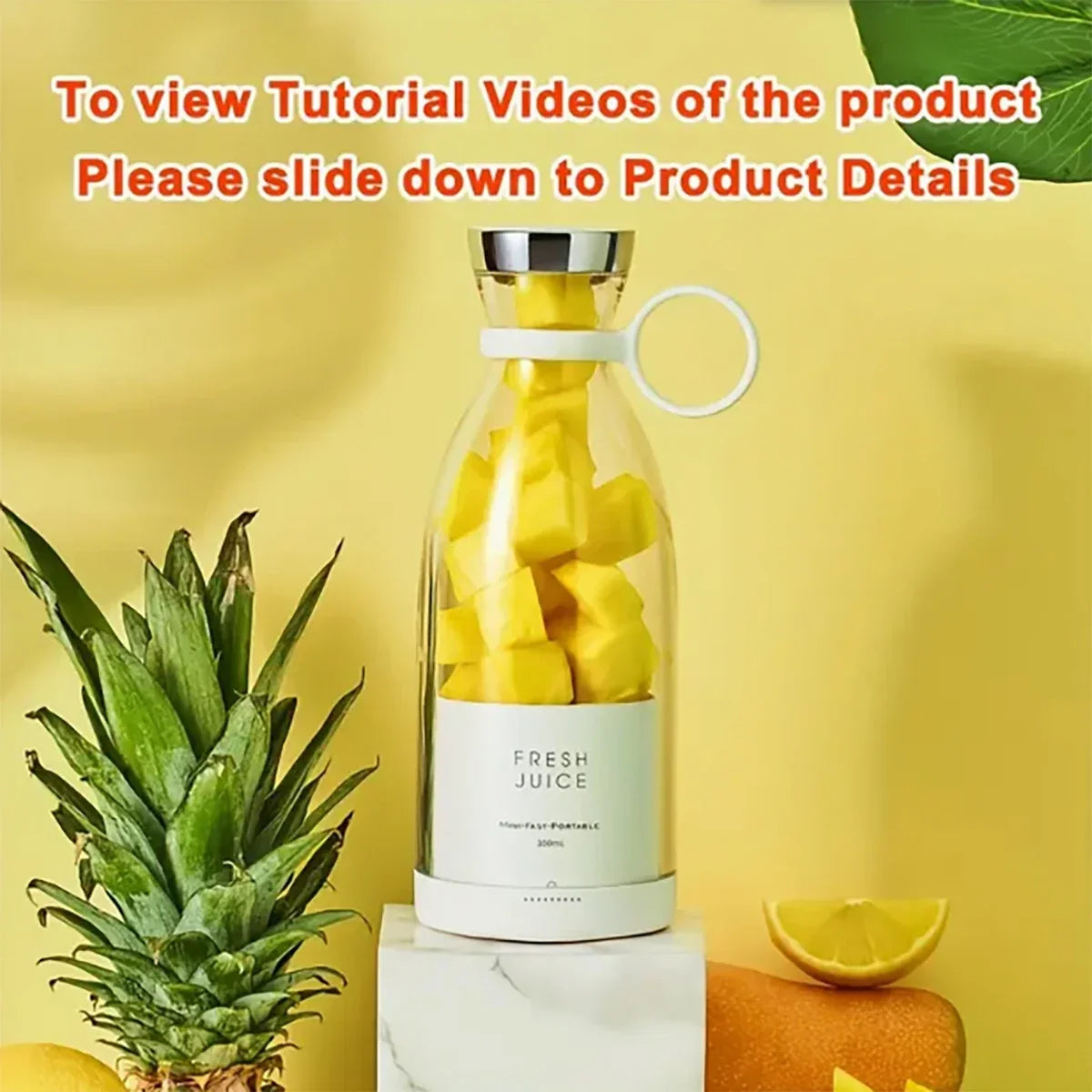 Electric Fruit Juicer Blender  Wireless PortableHousehold USB Size BlendeFor Smoothies And Shakes, Home Fruit Blender For Kitch