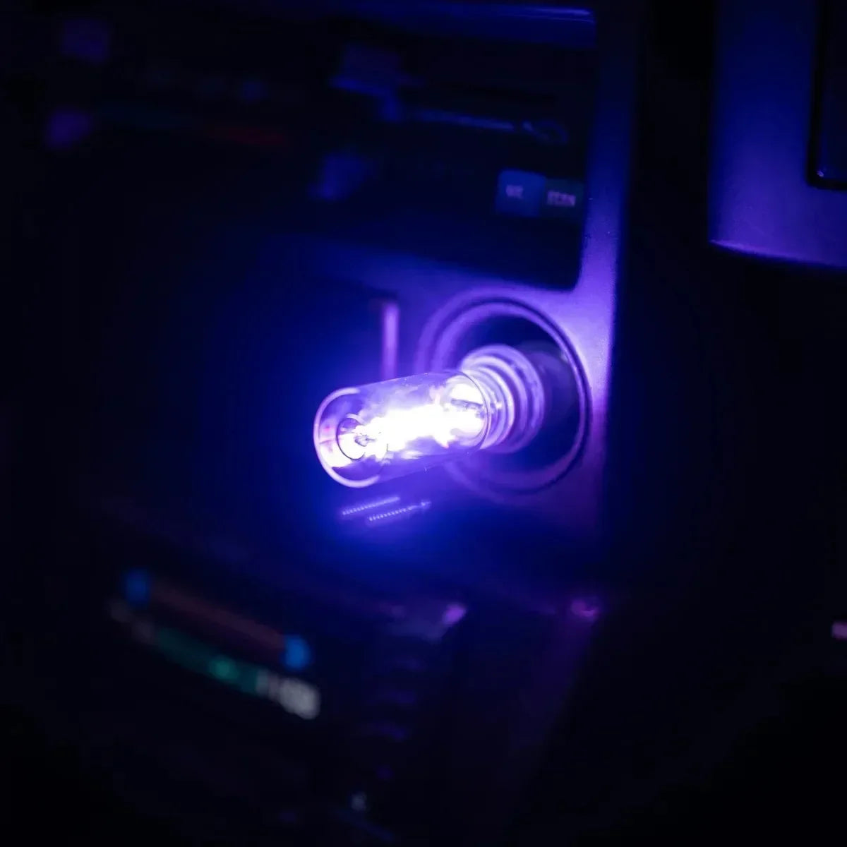 LED USB Lamp Mini Night Light USB Plug-in LED Light Bulb Touch Control Dimming for Car Bedroom Ambient Decorations Lighting