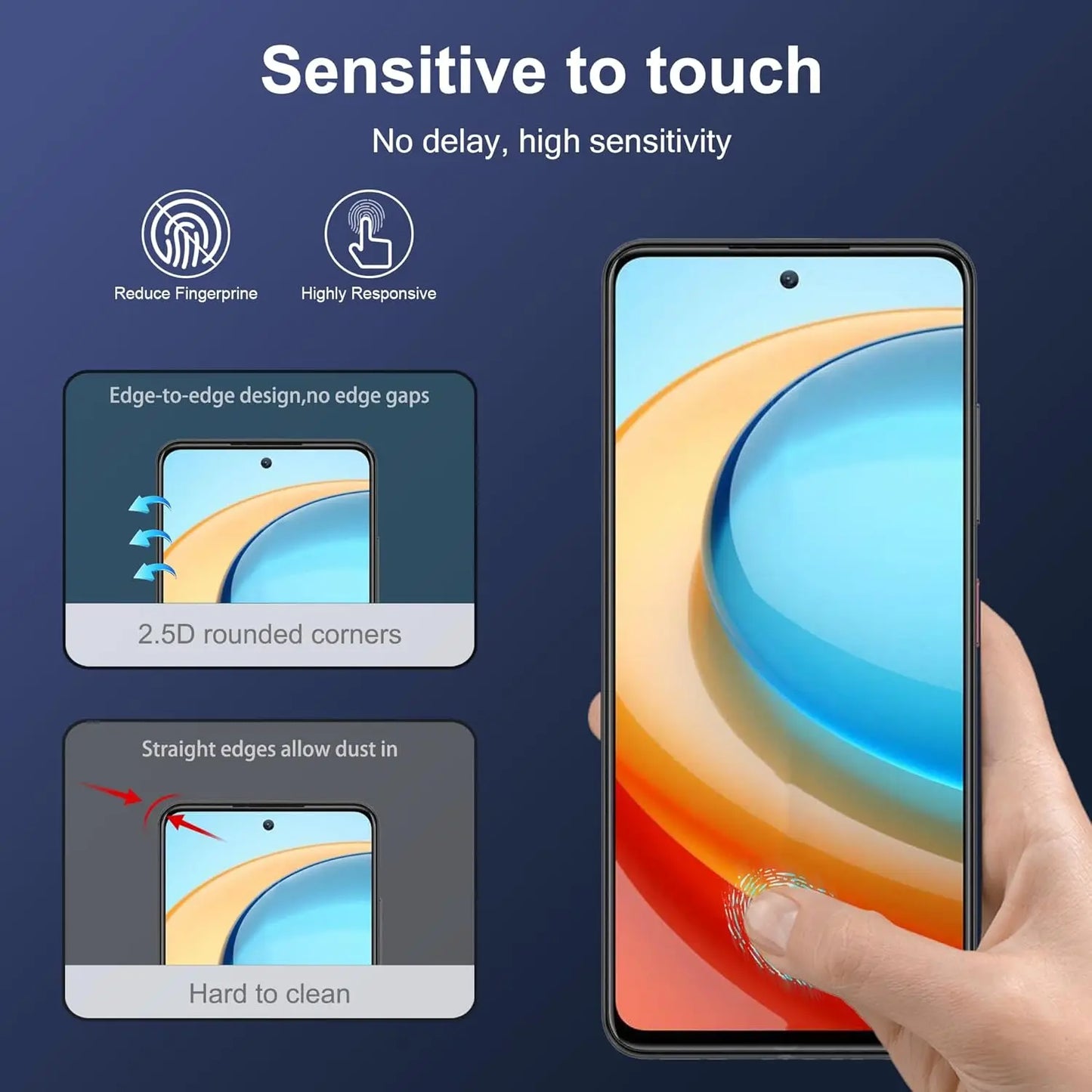 For ZTE Blade A75 5G Tempered Glass Screen Protector Glass Film