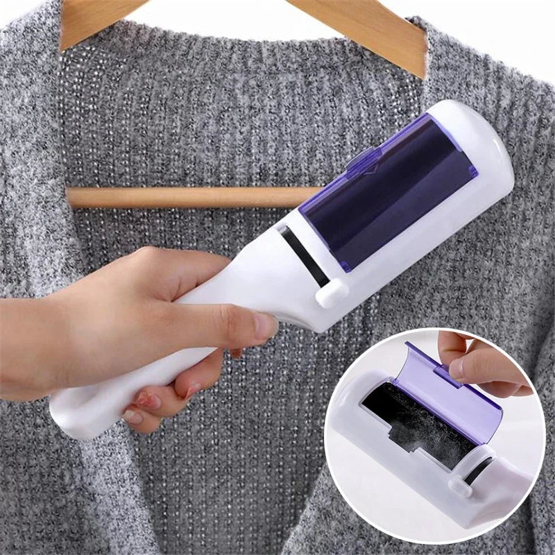 Clothes Lint Remover Electrostatic Brush Portable Coat Sweater Dry Cleaning Lint Removal Brush Pet Sticky Lint Remover