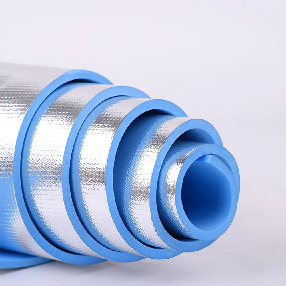 Waterproof Yoga Mat Aluminum Membrane Exercise Mat Thickened Camping Picnic Mat Portable Multifunction for Gym Workout
