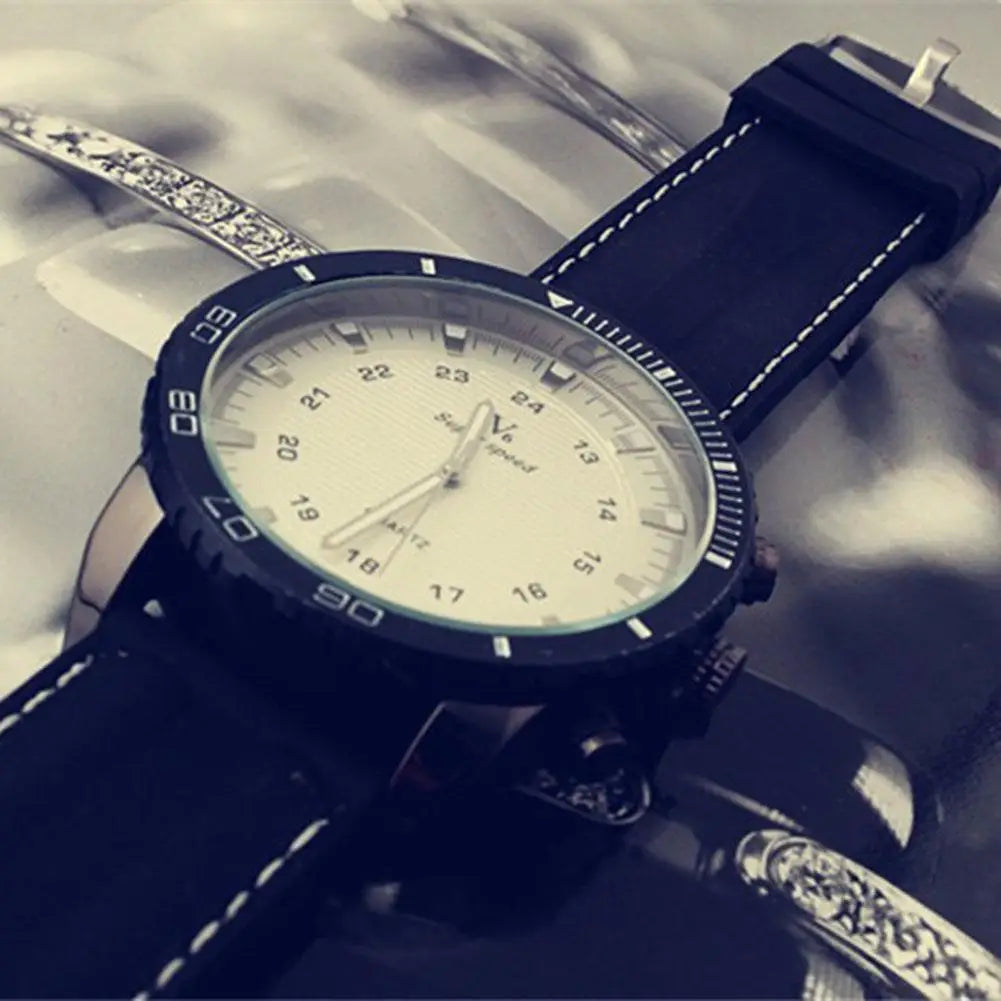 Times Unisex Women Men Wristwatch Sports Watches Outdoor Fashion Quartz Watch Large Round Dial Wristwatch