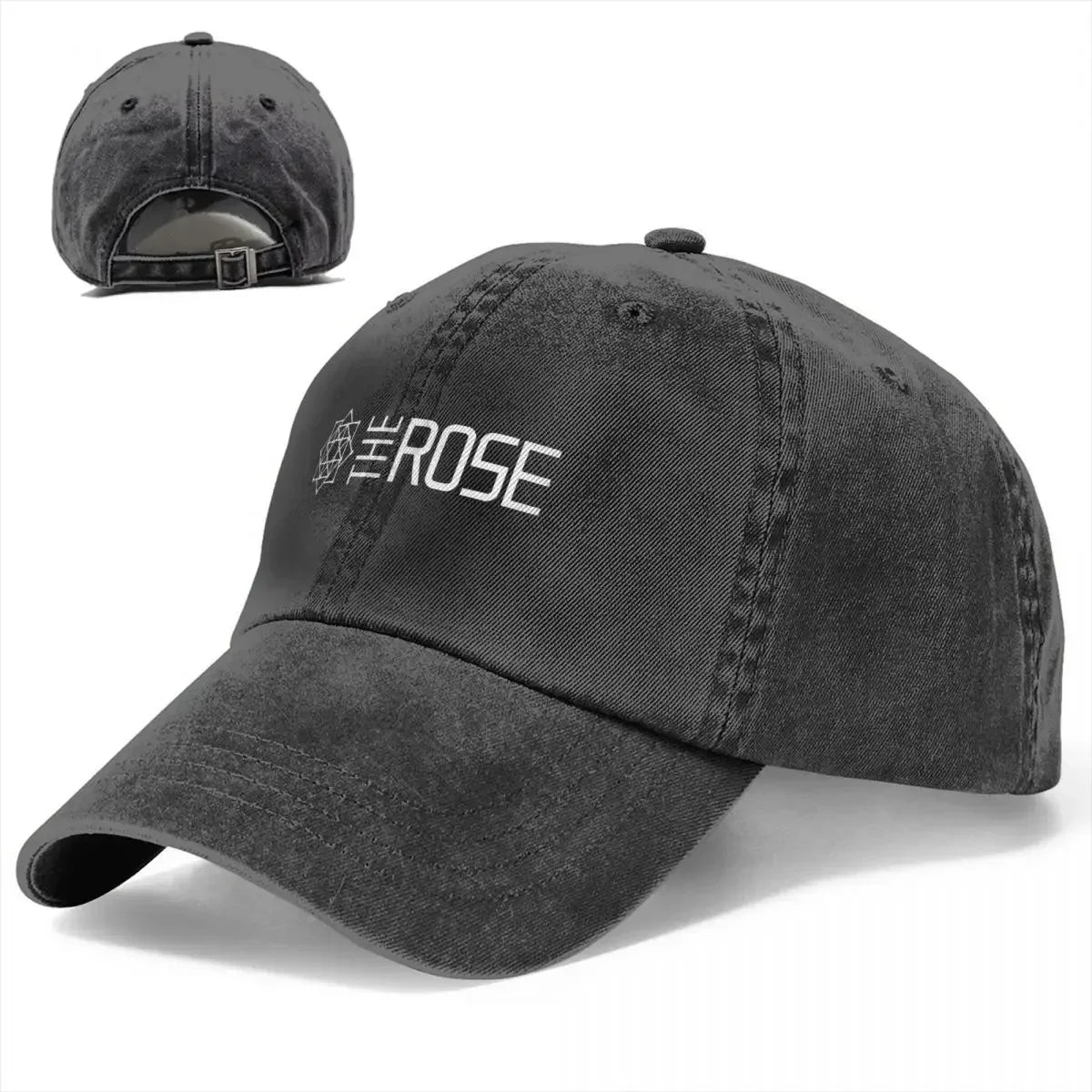 The Rose KPop HD Logo Cowboy Hat Snap Back Hat dad hat custom Hats For Men Women's