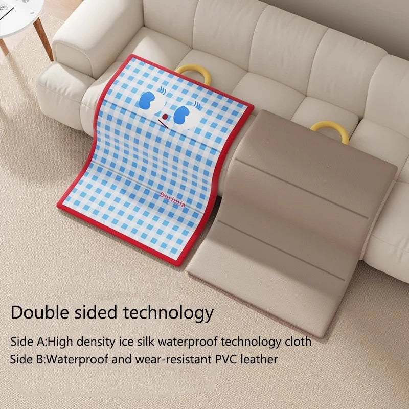 Dog Cooling Mat Plaid Large Summer Pet Cold Bed for Small Big Dogs Cat Durable Blanket Sofa Cat Ice Pad Blanket Pet Supplier