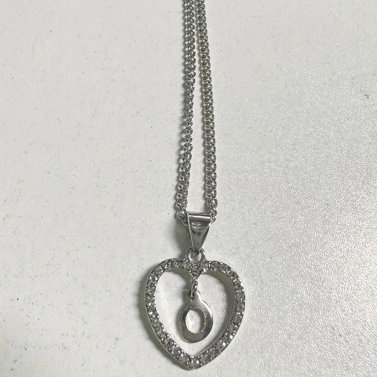 Bohemian Style Heart-shaped Letter Pendant Necklace, Wedding Party Gift For Men And Women,Delicate Gift for Men And Women