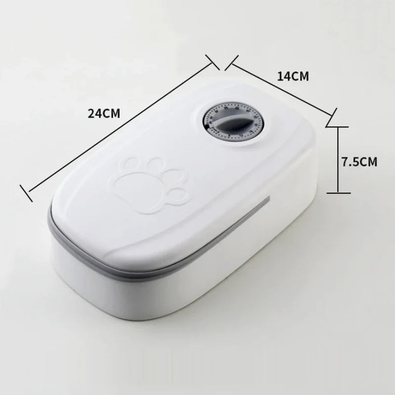 Dog Feeder Cat Automatic Feeding Water Bowl with Timer Pet Food Storage Dispenser  Container Pets Puppy Kitten Accessories