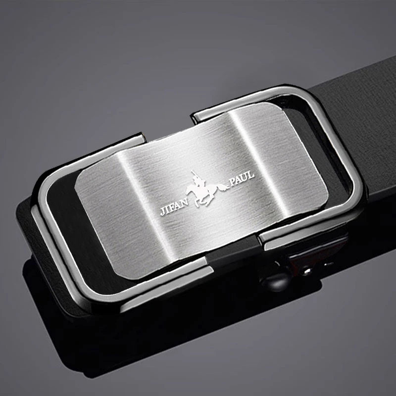 JIFANPAUL brand men high quality genuine leather belt luxury belts  cowskin fashion Strap male Jeans for man Without gift box