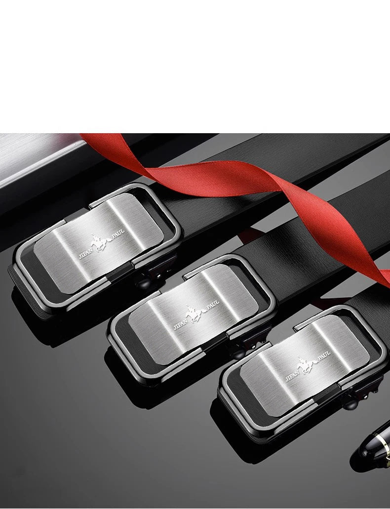 JIFANPAUL brand men high quality genuine leather belt luxury belts  cowskin fashion Strap male Jeans for man Without gift box