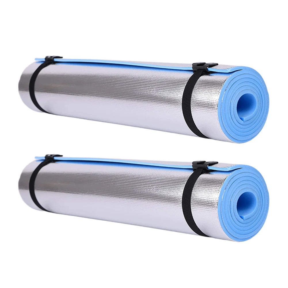 Waterproof Yoga Mat Aluminum Membrane Exercise Mat Thickened Camping Picnic Mat Portable Multifunction for Gym Workout