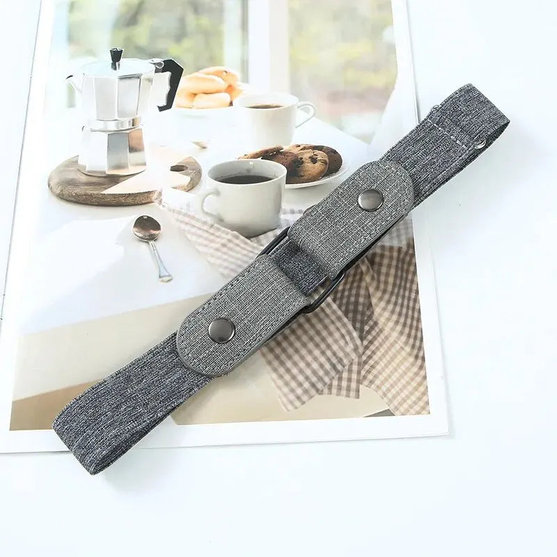 New Adjustable Stretch Elastic Waist Band Invisible Belt Buckle-Free Belts for Women Men Jean Pants Dress No Buckle Easy To Wear