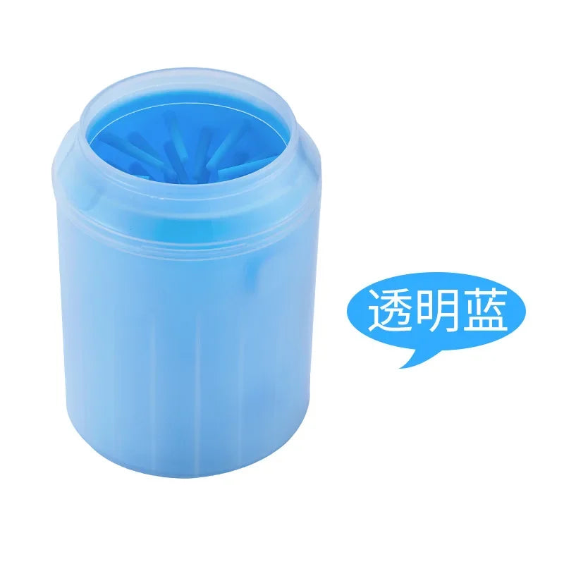 S/M/L Portable Dog Paw Cleaner Cup Soft Silicone Foot Cleaning Brush Pet Dogs Towel Foot Washer Foot Cleaning Bucket Dog Toy