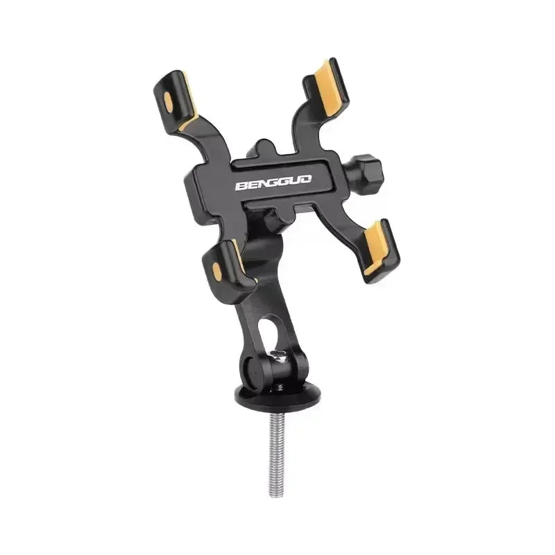 Bicycle Mountain Bike Four Claw Mobile Phone Stand Outdoor Sports Aluminum Alloy Mobile Phone Stand Cycling Mobile Phone Stand