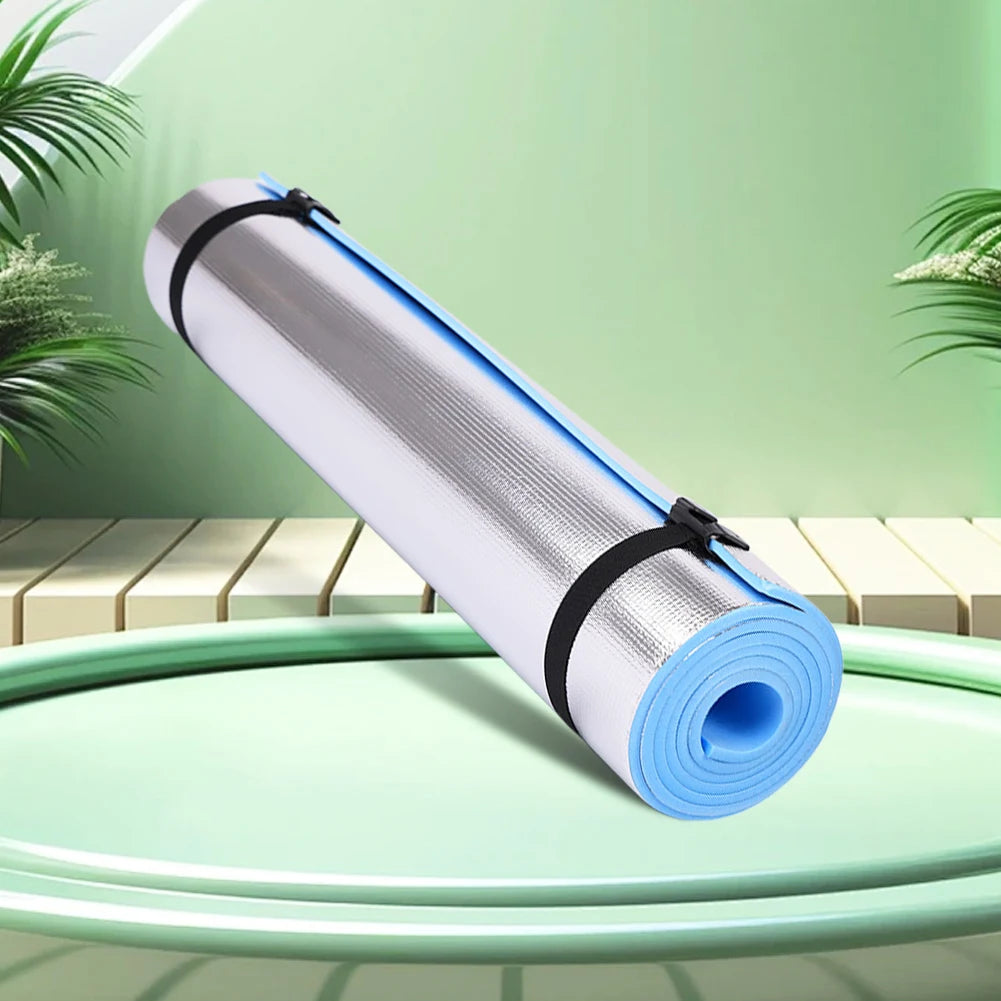 Waterproof Yoga Mat Aluminum Membrane Exercise Mat Thickened Camping Picnic Mat Portable Multifunction for Gym Workout