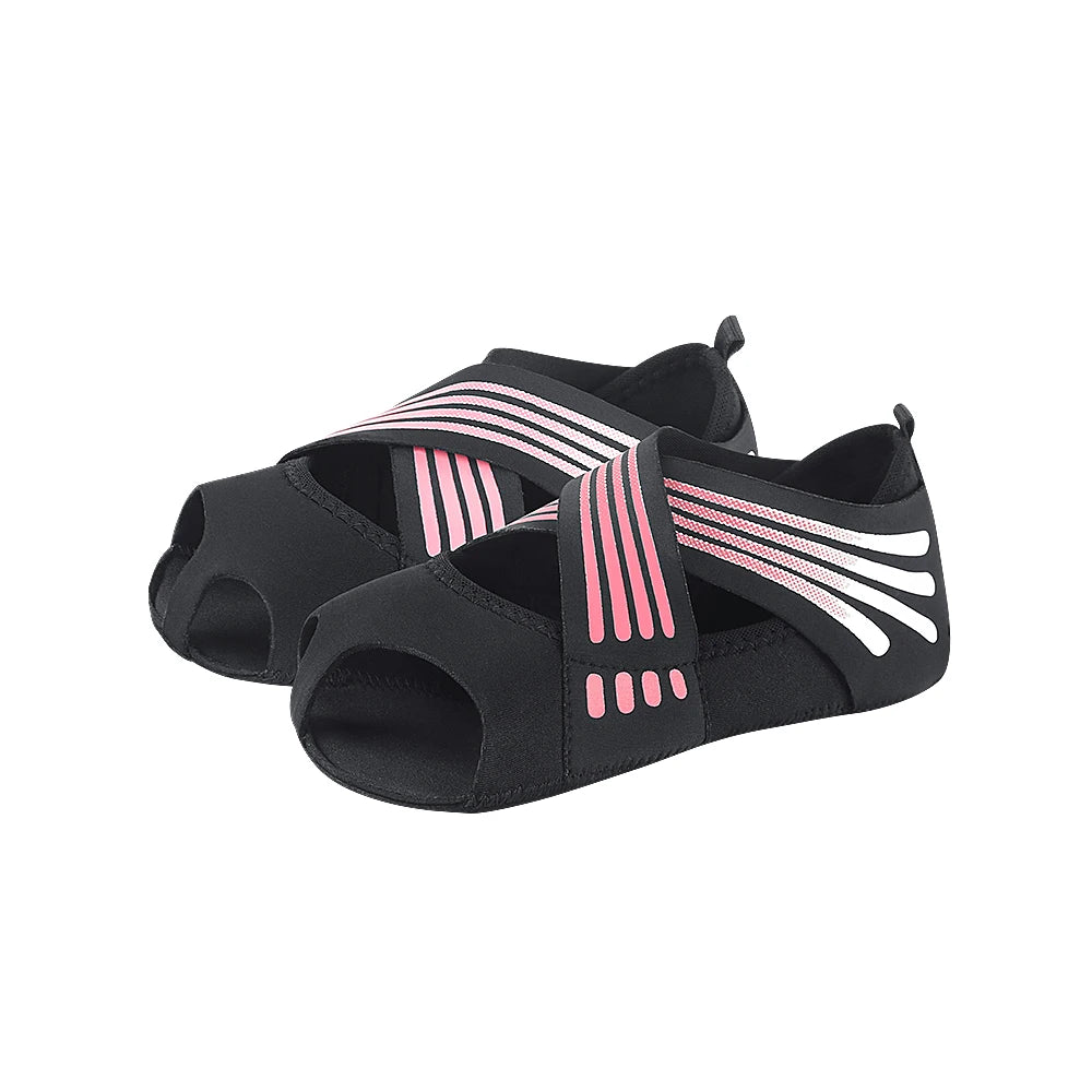 Professional Non-slip Gym Yoga Shoes Flat Soft Anti-slip Sole Ballet Fitness Dance Shoes Pilates Yoga Shoes Socks