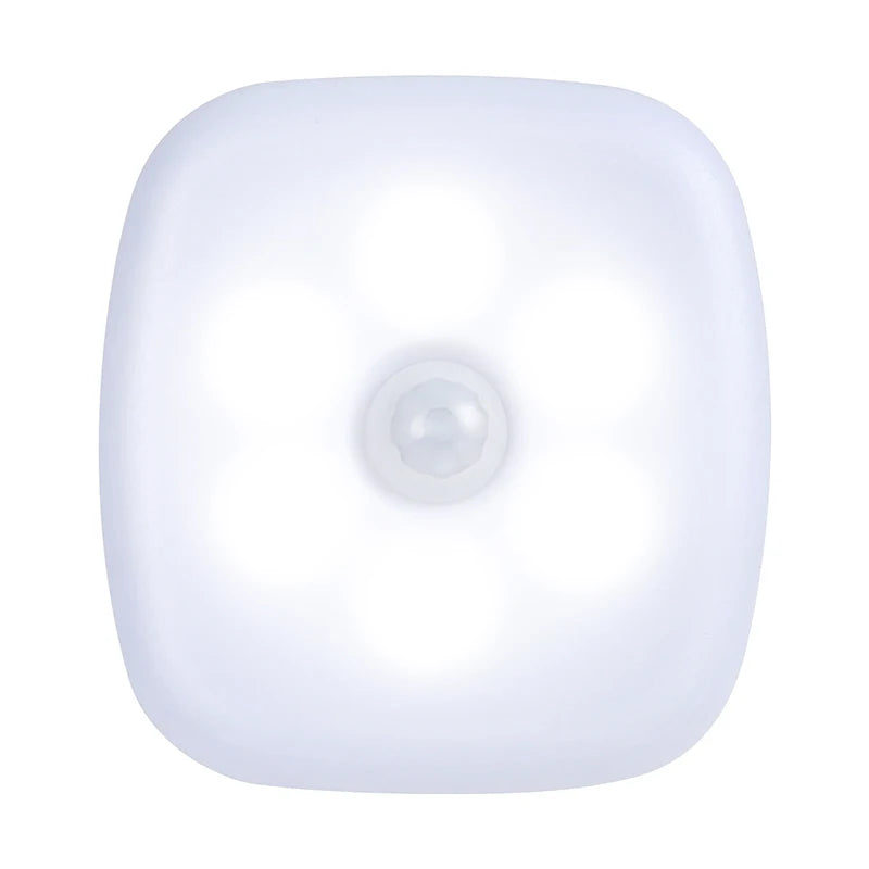 1/2pcs Wireless LED Night Light Motion Sensor EU Plug Children's Nights Light Night Lamp For Home Bedsides Table Bedroom Hallway